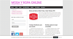 Desktop Screenshot of modayropaonline.com