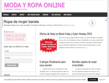 Tablet Screenshot of modayropaonline.com